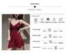 Elegant Low-Cut Strappy Summer Dress - Nightclub Sexy Slimming Plus Size Waist-Cinched Short Skirt for Women