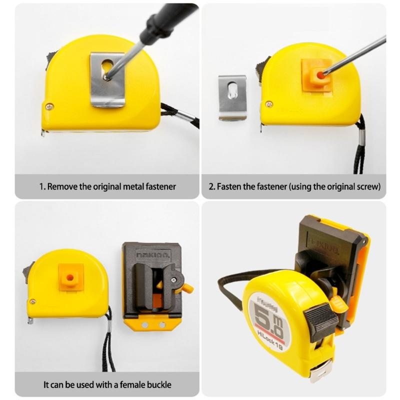 Reliable Tool Pouch Quick Release Clip Hanging Buckle Belt Bag Accessories Clip Ensuring Safe Convenient Tool Storage