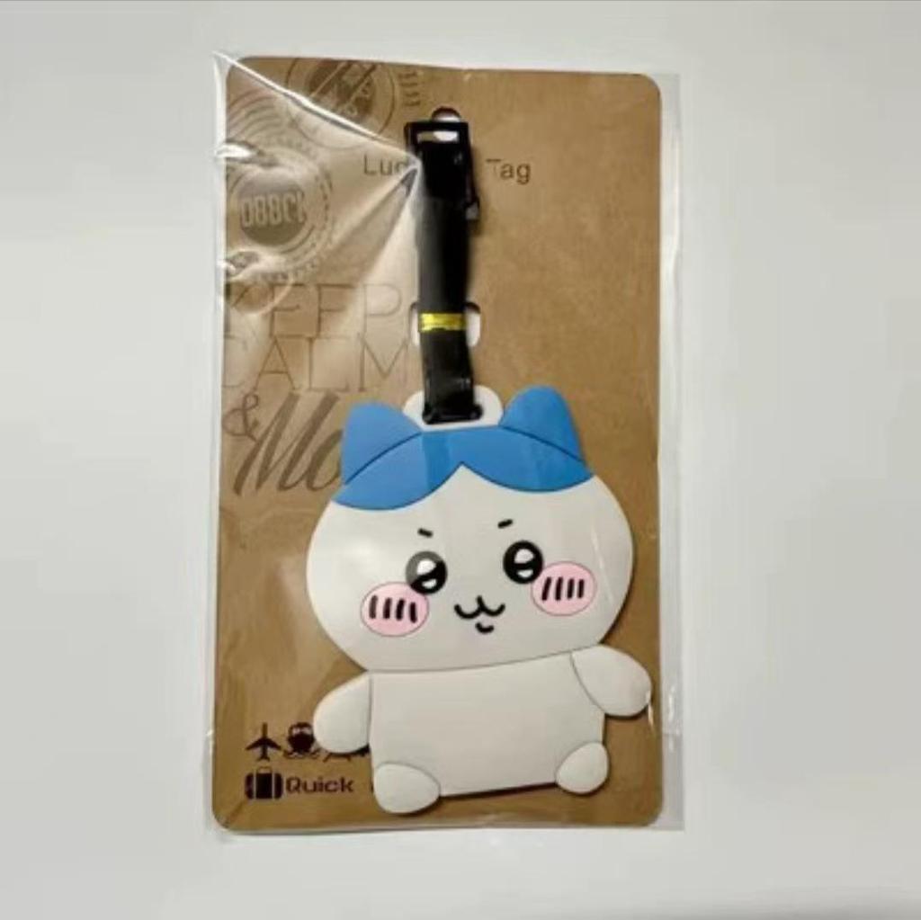 Chiikawa Cute Bear & Hachi Usagi Luggage Tag PVC Pendant