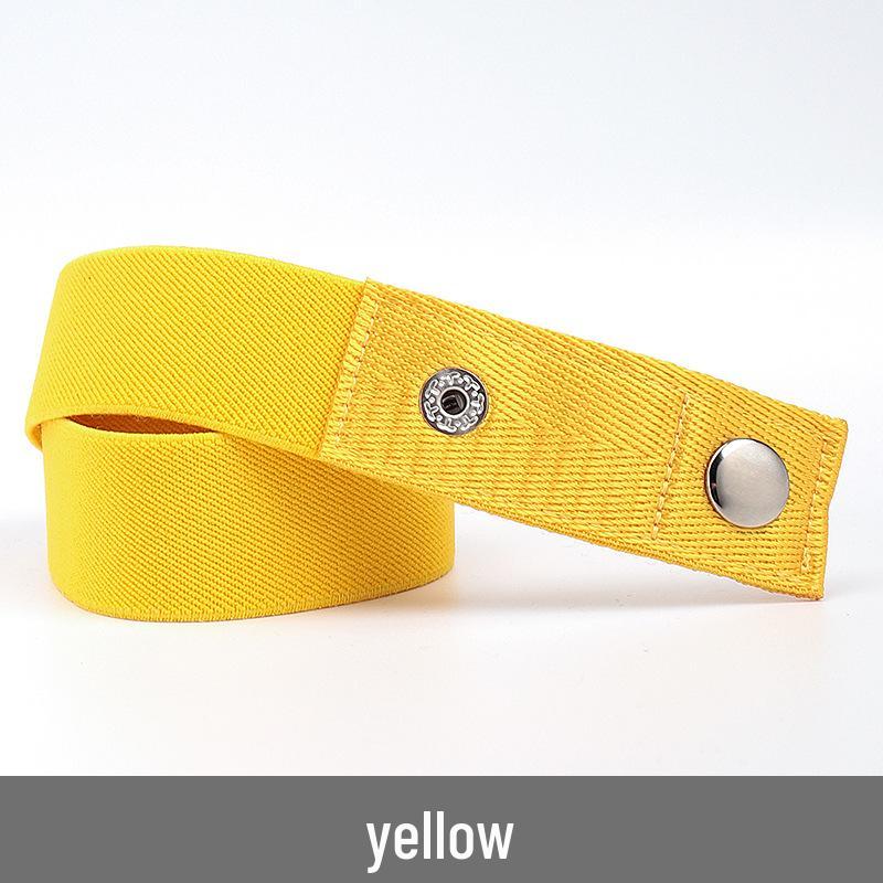Lazy Unisex Elastic Belt: No-Tie, Seamless, Invisible Canvas Belt for Jeans