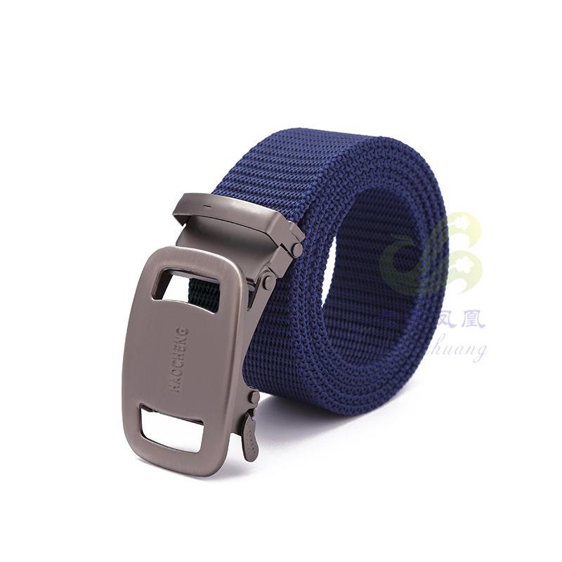 Business men's tactical belt nylon belt elastic iron buckle trouser belt pilot canvas tactical belt With Pants Jeans ForMenWomen