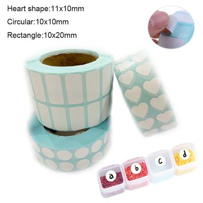Papier thermosensible pouvant être collé avec du papier pour étiquettes 20 x 11 mm, autocollants rectangulaires pour fruits, étiquettes de prix, papier pour impression de codes-barres