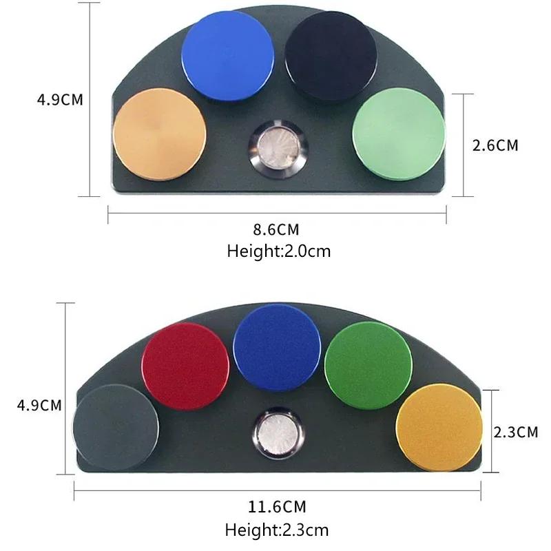 5 Dish Watch Repair Lubricants Oil Grease Storage Tool Professional Watch Oil Dip Oiler Stand for Watchmaker Metal Repair Tool