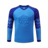 Unisex Long Sleeve Goalkeeper Jersey Set Adults Teens - Soccer Training Uniform In Fluorescent Green Red Navy Pink