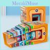 Supermarket School Hospital Wooden Stacked Building Blocks Box Set Children Toys