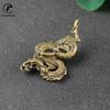 Vintage Copper Chinese Zodiac Dragon Statue Ornaments Brass Animal Miniatures Figurines Desk Car Keychains Decorations Craft