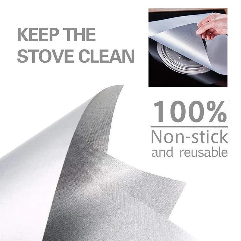 Stove Protector Covers Liner Reusable Clean Mat Pad Gas Cooker Cover Washable Stovetop Protector Kitchen Cookware Accessories