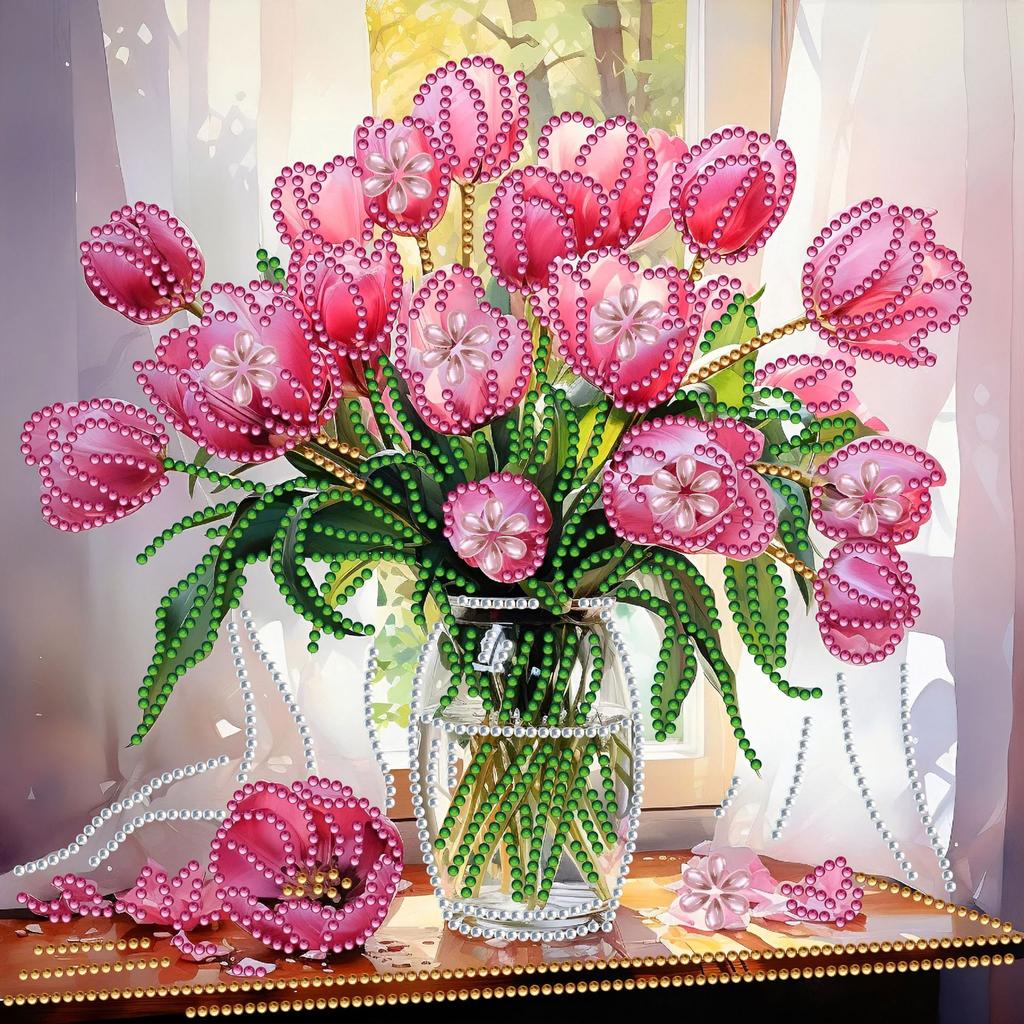 Diamond Painting, Special-Shaped Diamond Painting, Handmade Sticker Material Package 30 * 30 Diamond Sticker Diy Decorative Painting Cross-Border