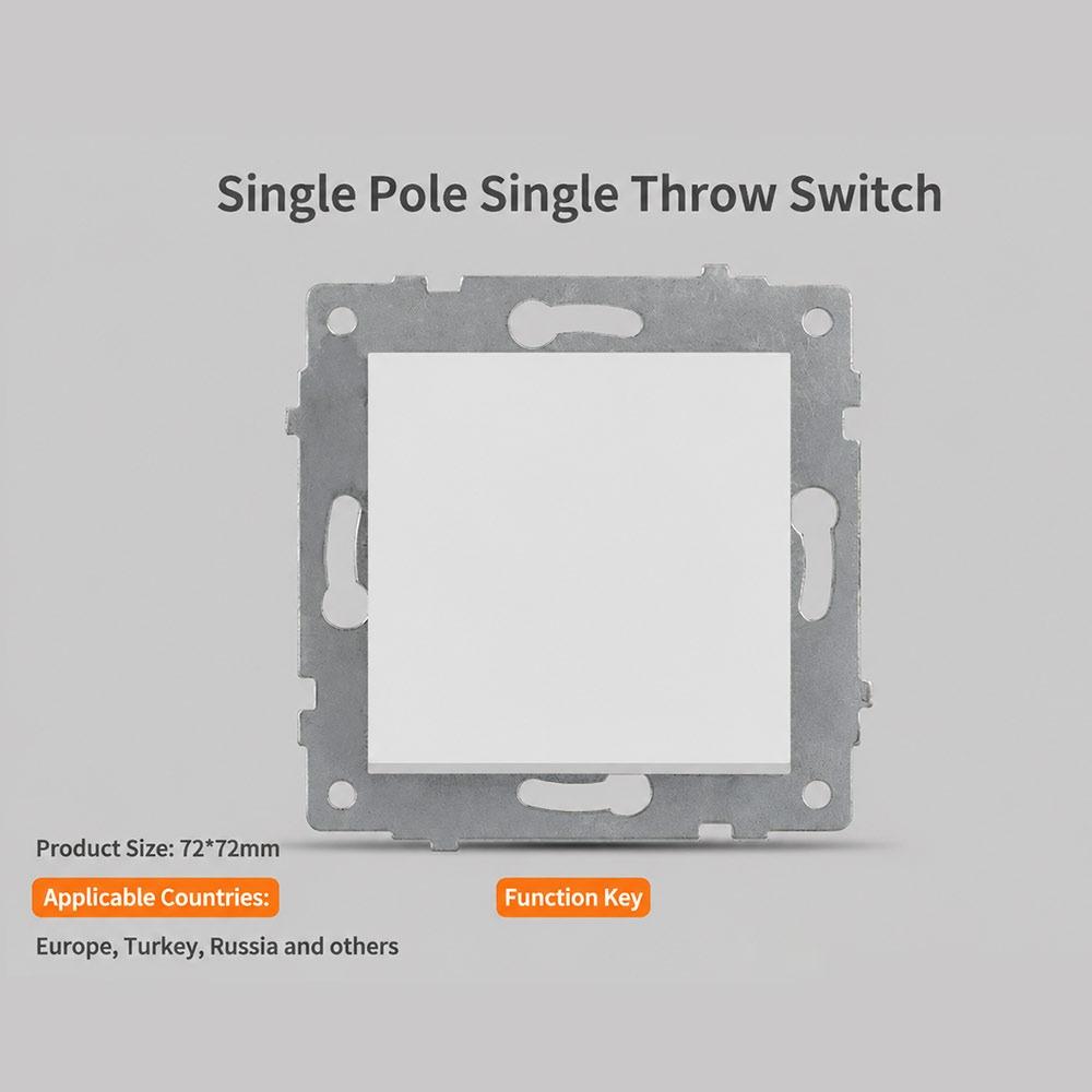 1Pcs Dual USB Fast Charge Panel Wall Switch Wall Power Socket Switch  for EU Standard Wall Mount DIY