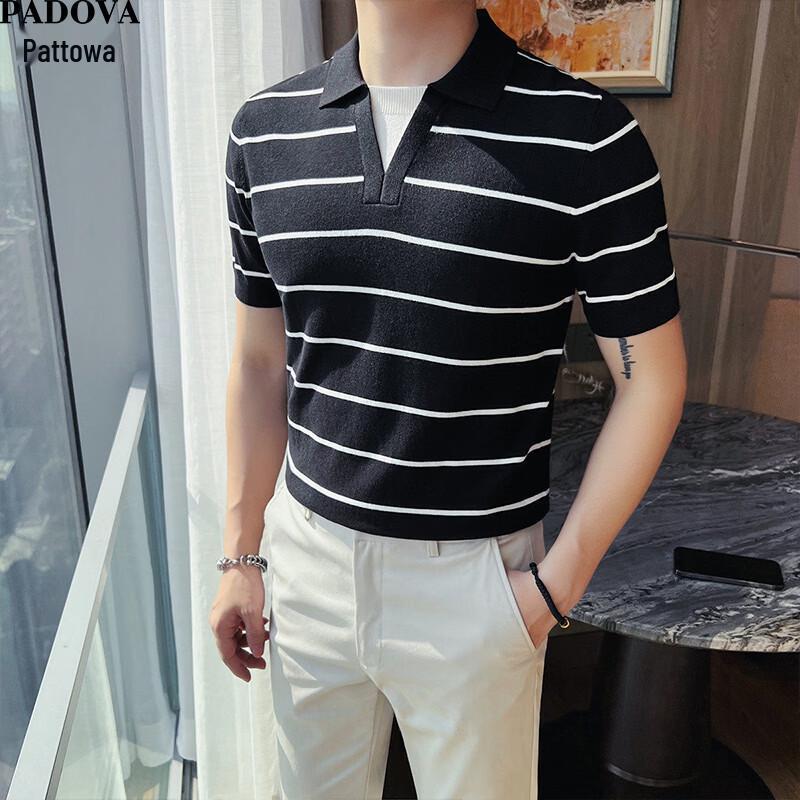 

Patova Striped Polo Shirt M