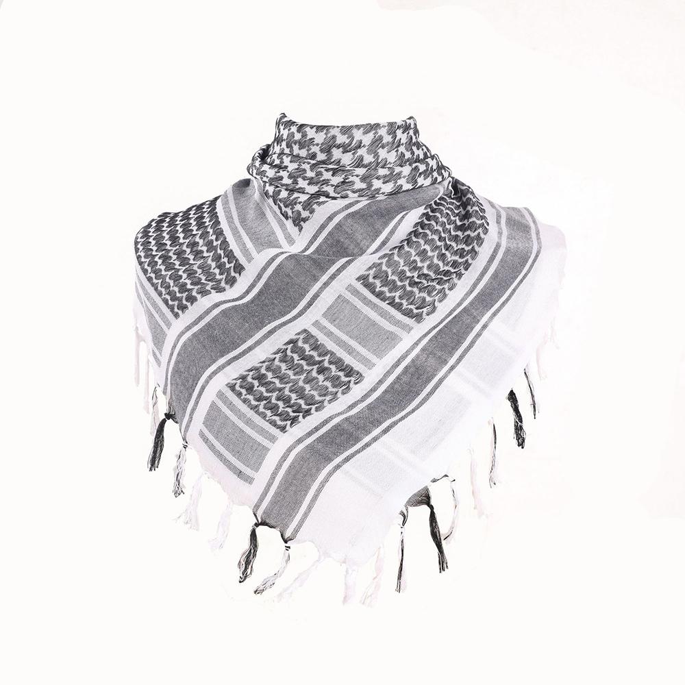 Unisex Winter Thickened Warmth Tactics Arabic Scarf Men's Outdoor Sport Camouflage Fashion Lightweight Check Headband Scarf
