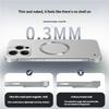 Ultra Thin Metallic Paint Magnetic For Magsafe Case For 17 Air 16 15 14 13 12 Pro Max Plus Frameless Cooling Hard Cover
