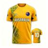 Unisex Kids 10 Soccer Jersey, Breathable Quick Dry Australia Sports T-Shirt, Casual Training Fan Uniform for Boys Girls Children