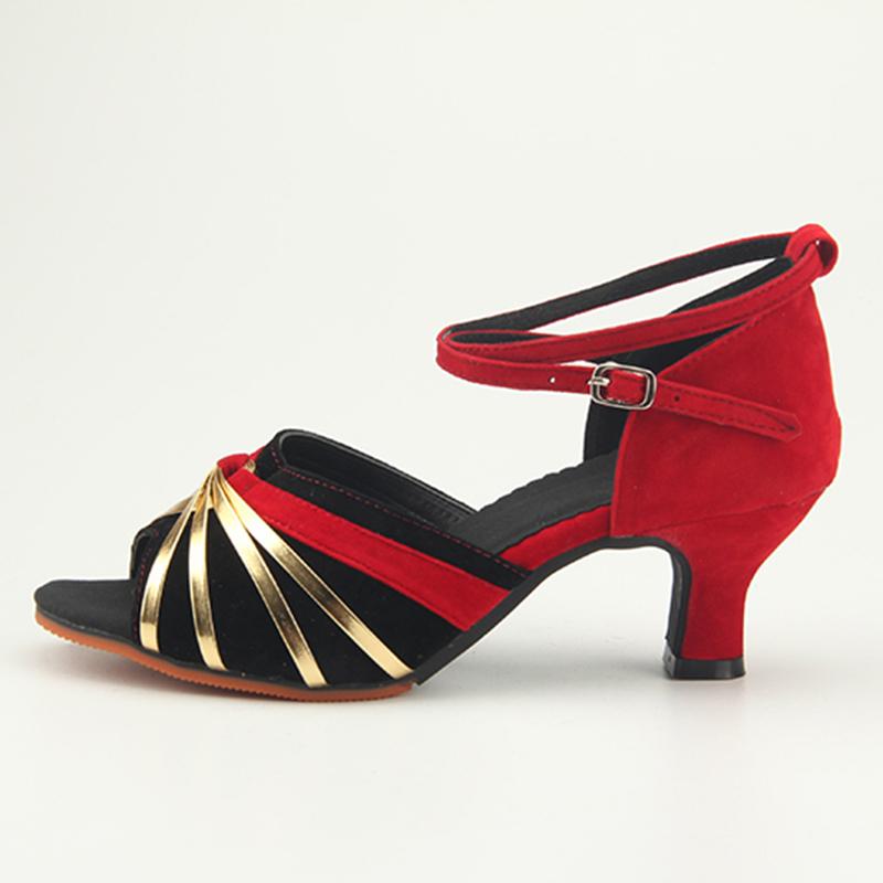 

Новые туфли для латинских танцев, женская обувь для бальных танцев, женская обувь для танцев для девочек, танцевальные кроссовки на высоком каблуке для практики латины 34-41 34