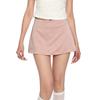 Women Polka Dot High Waist A-Line Mini Skort, Summer Slim Bodycon Skirt with Inner Liner, Gentle Style Anti-Chafing Short Skirt for Casual Outfits