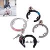 1 Set Anti Theft Alloy With 2 Keys Bike Horseshoe Lock For Mountain Bike Road Bicycle Crab Claw Lock Diy Accessories