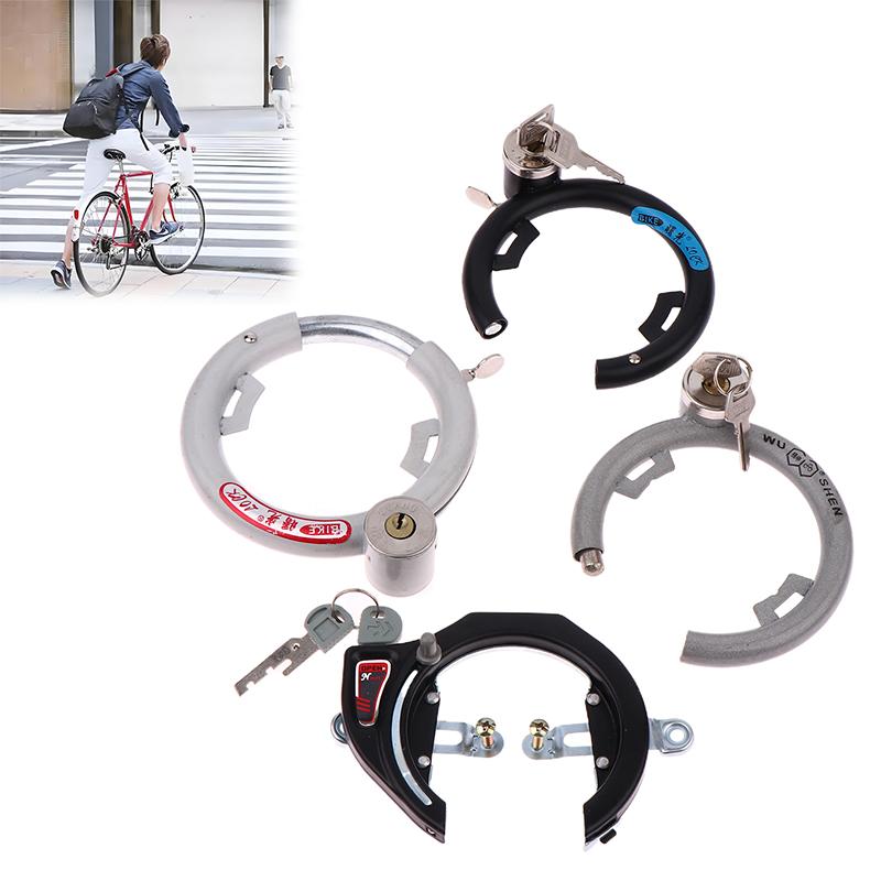 1 Set Anti Theft Alloy With 2 Keys Bike Horseshoe Lock For Mountain Bike Road Bicycle Crab Claw Lock Diy Accessories