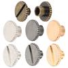 Binding Screw Brass Leather Binding Button Tack Knurling Flat Flat Rivets for Belts Backpacks Holding and Decorating Document
