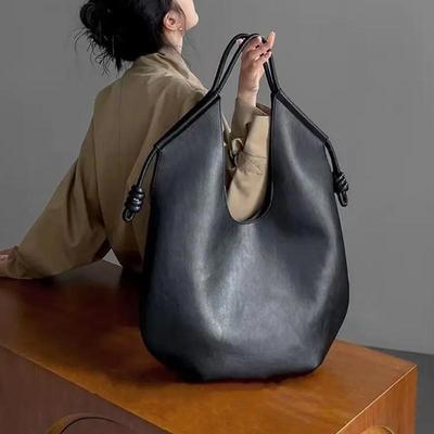 New Niche Minimalist Tote Advanced Large-capacity Commuter Single Shoulder Underarm Bag Fashion Trend Soft Bag MIT
