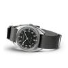 Hamilton H76419931 Khaki Pilot Pioneer Mechanical Black Dial Gray NATO Strap Men's Watch
