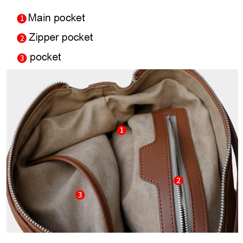 Elegant Brown Suede Shoulder Bag – Soft & Stylish Handbag for Everyday Use