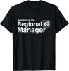 Assistant To the Regional Manager Graphic Print Cotton Short Sleeve TShirt Casual Tee