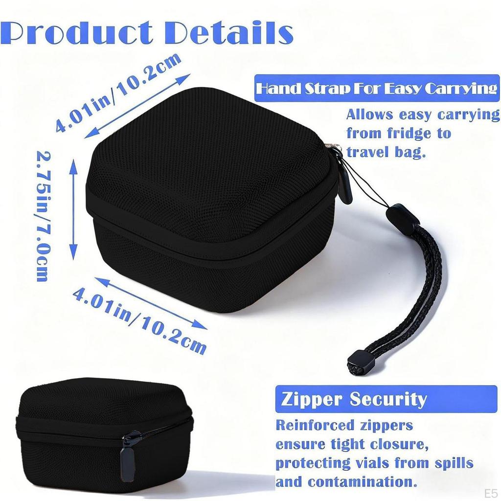 Insulin Fridge Holder Essential Oil Organizer Bag Cosmetic Storage Case for Travel