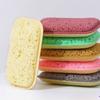 6pcs/set Reusable Sponge Wipes Washable Kitchen Cleaning Brushes Dishwashing Sponges  Pan Cleaning