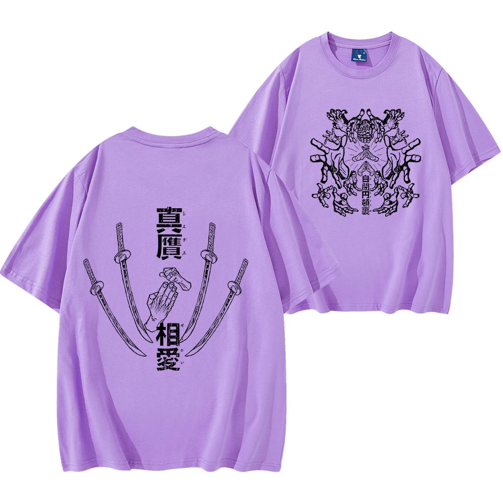 Anime Domain Expansion T-Shirt Men Women Short Sleeve Streetwear Hip Hop Tops Y2K Clothes Unisex Anime Shirt Men Casual Tees