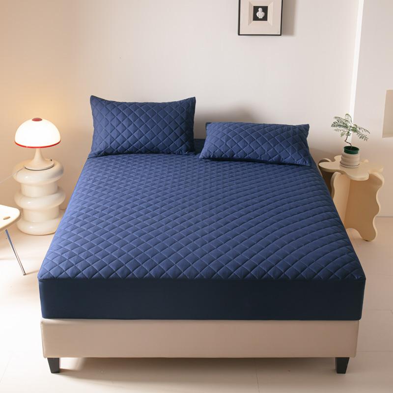 1pc 3D Air Fabric Thick Mattress Cover, 100% Waterproof Mattress Protector, Soft and Breathable Fitted Bed Sheet (No Pillowcase)