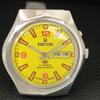 RICOH R31 AUTOMATIC VINTAGE JAPAN MENS YELLOW COLOR DIAL WATCH a707682-1