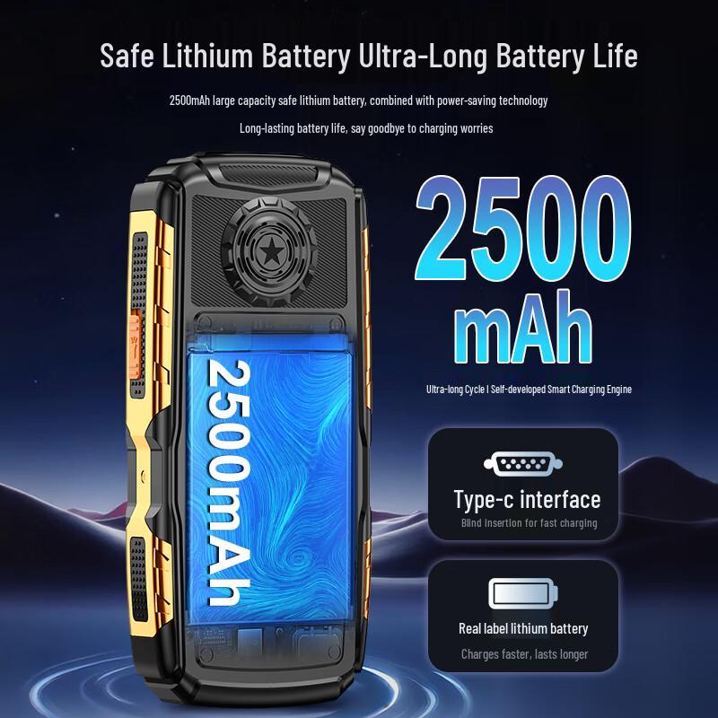 Newman N66 4G Senioren-Feature-Phone mit Sprachsteuerung & Langer Standby (CN-Version)