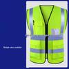 Ayub Multi-Pocket Reflective Safety Vest