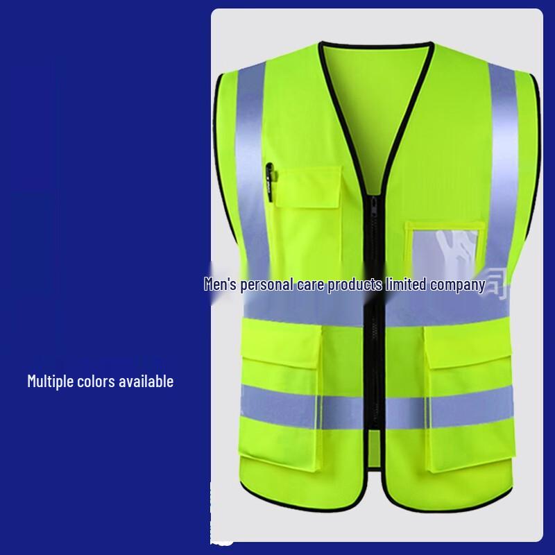 Ayub Multi-Pocket Reflective Safety Vest