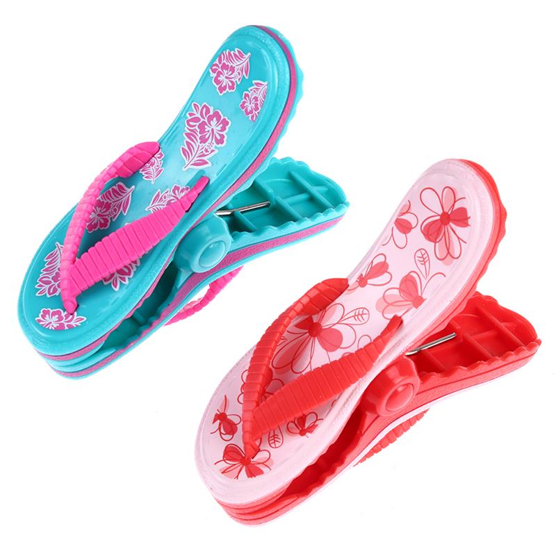 Plastic Beach Towels Clips For Sunbeds Sun Lounger Slipper Decorative Clothes Pegs Pins Large Size Drying Racks Retaining Clip