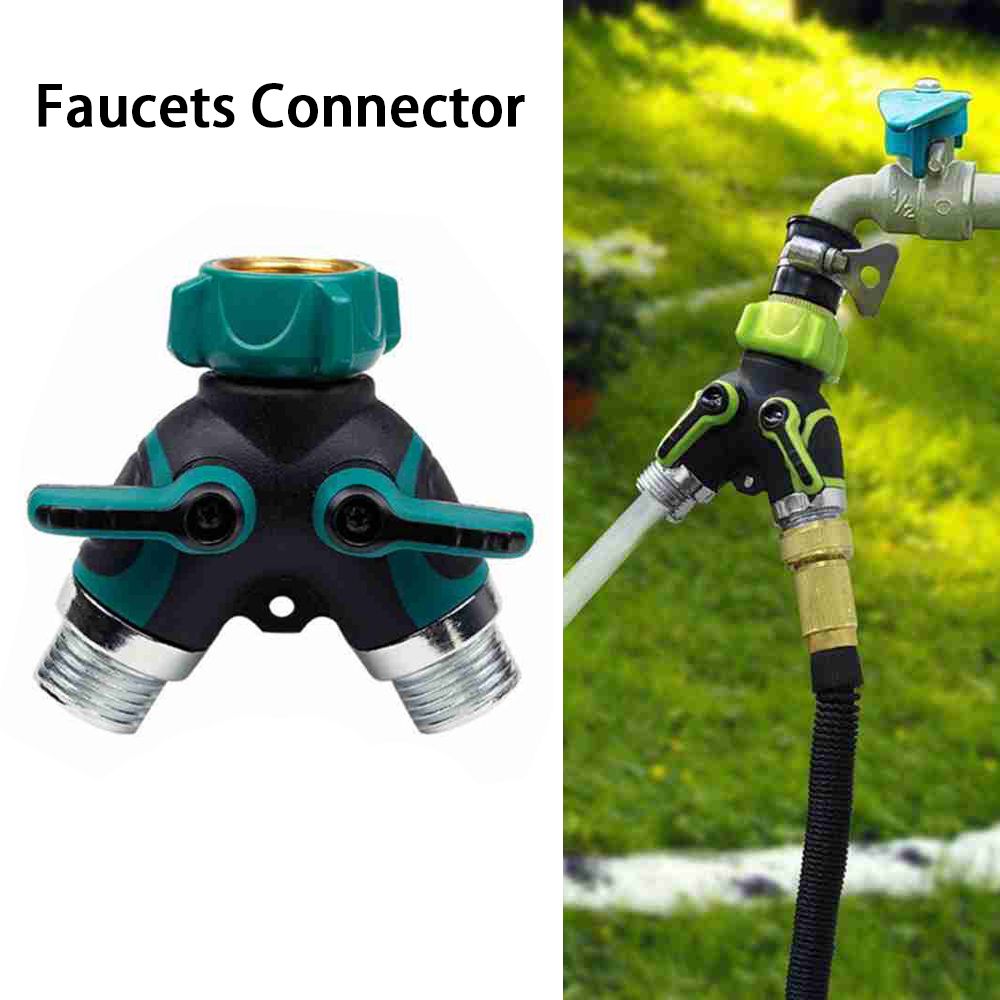 

Фитинг резервуара для воды, адаптер для распылителя, двухходовой распределитель воды, садовые принадлежности, кран, трубный клапан