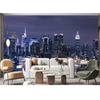 3d Wallpaper Modern City Night View Mural Living Room Tv Background Wall Mural Home Decoration