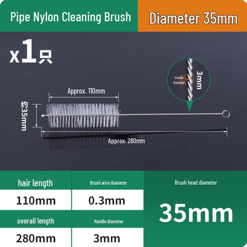 Fuhao Nylon Long Handle Hard Bristle Hole Cleaning Brush