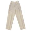 Brunello Cucinelli Good Condition Linen Cotton 1P Pants Bottoms Ladies White Size 36 2018 MH123P7198 Bottoms 36 whiteUsed