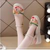 Soft Leather Sandals, New Style, Wedge Heel, Thick Sole, Anti-slip Shoes for Women