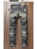 Herren Jeans im Retro-Look mit verwaschenem Schnitt: Nicht elastisch, Europäischer & Amerikanischer Stil, Passt zu allem