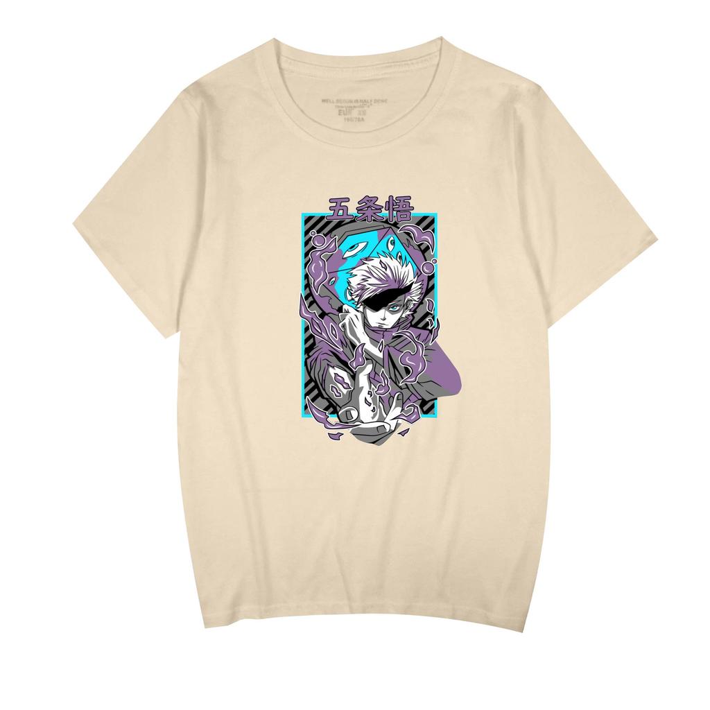 New Anime Jujutsu Kaisen Printed Men's T-shirt Unisex Casual Fashion Street Harajuku Style Short-sleeved Tops T-shirt
