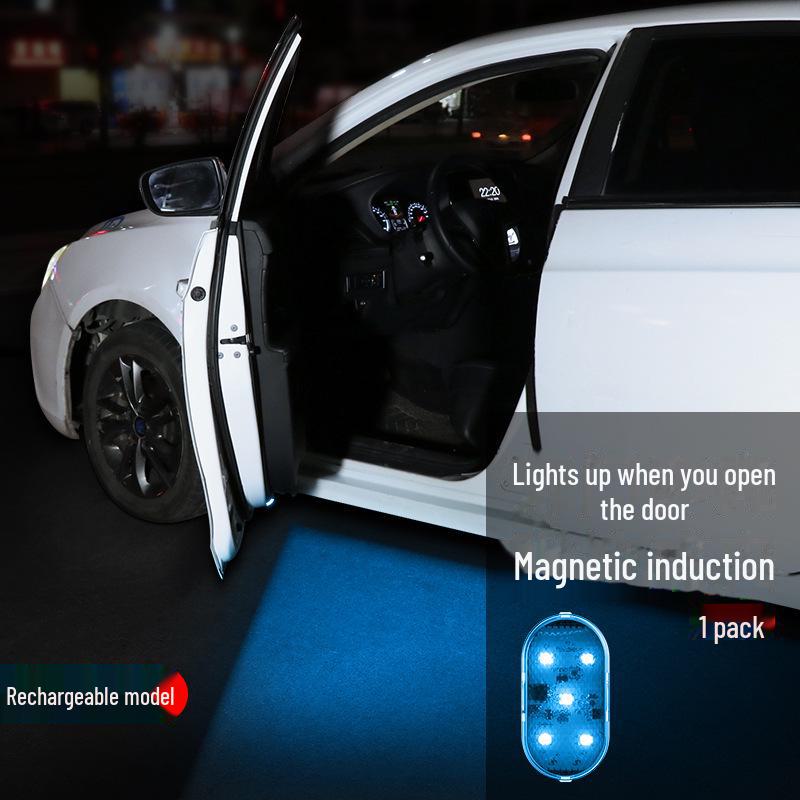 Wireless LED Door Sensor Light: Easy Install, Anti-Collision, Automatic Door Lighting