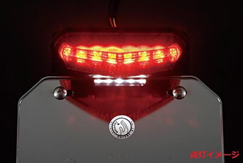 POSH FAITH Motorcycle Accessories Acute LED Tail Lamp Universal Type Red 090147-90