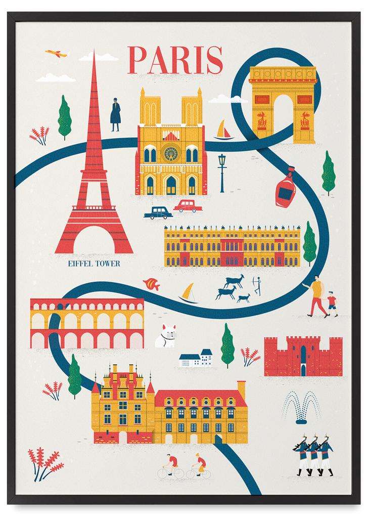 Poster Illustration Paris