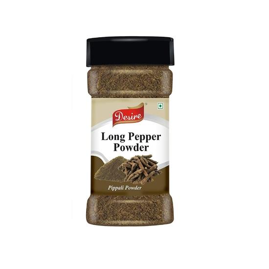 

Desire Long Pepper Powder - 100g | Authentic Spice from India | Ideal for Cooking, Seasoning, and Ayurvedic Use | Non-GMO, Gluten-Free 100GM