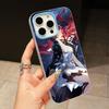 HSR Himeko Jelly Double layer Light Blue Mobile Phone Case for iPhone 17 16 15 14 13 12 11 Air Pro Max Plus Protective