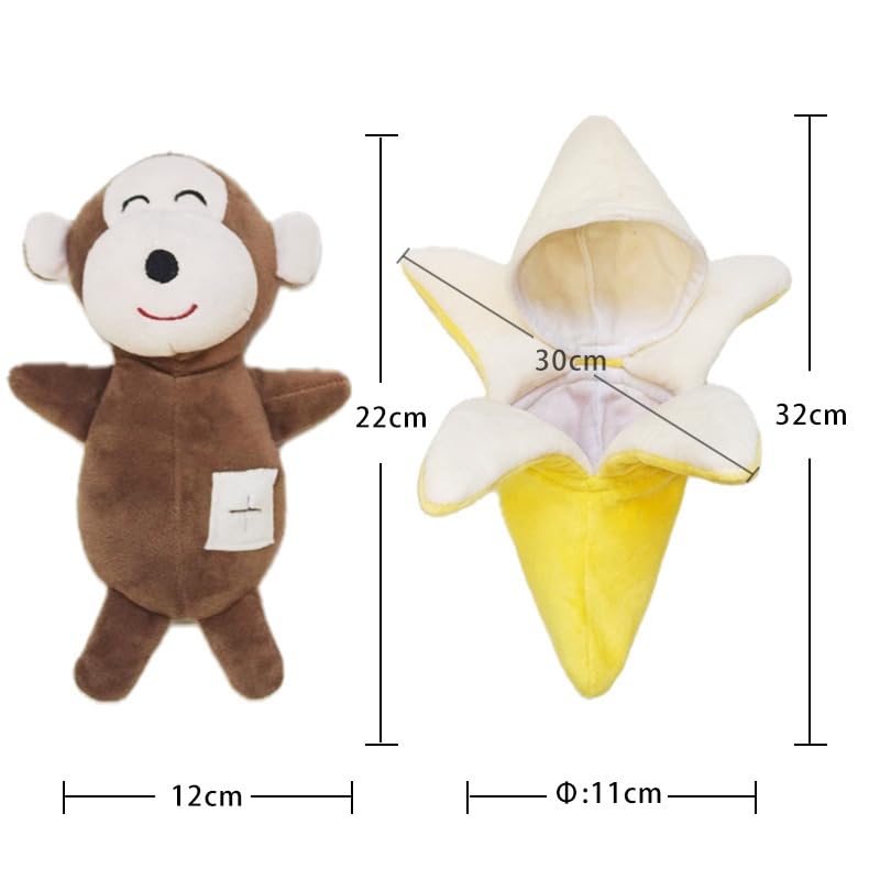 INEKOAGUA Zabawka dla Psa Pluszowa [Zestaw Edukacyjny z Ukrytymi Smakołykami] Trening Węchowy z Podawaniem Smakołyków Zabawka Edukacyjna Praca Nosem Trening Węchu Ćwiczenie Redukcja Stresu