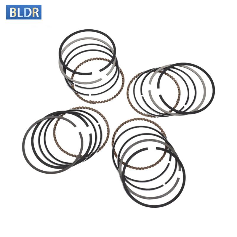 49mm 250cc Motorcycle Engine 4 Cylinder Piston Rings Kit for KAWASAKI ZR250 Balius 2000 ZXR250 1991-1998 ZR ZXR 250 Ring Set