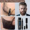 Waterproof Beard Filler Pen Kit - Sweat Resistant, Makeup-Free, Long-Lasting Beard & Mustache Enhancer